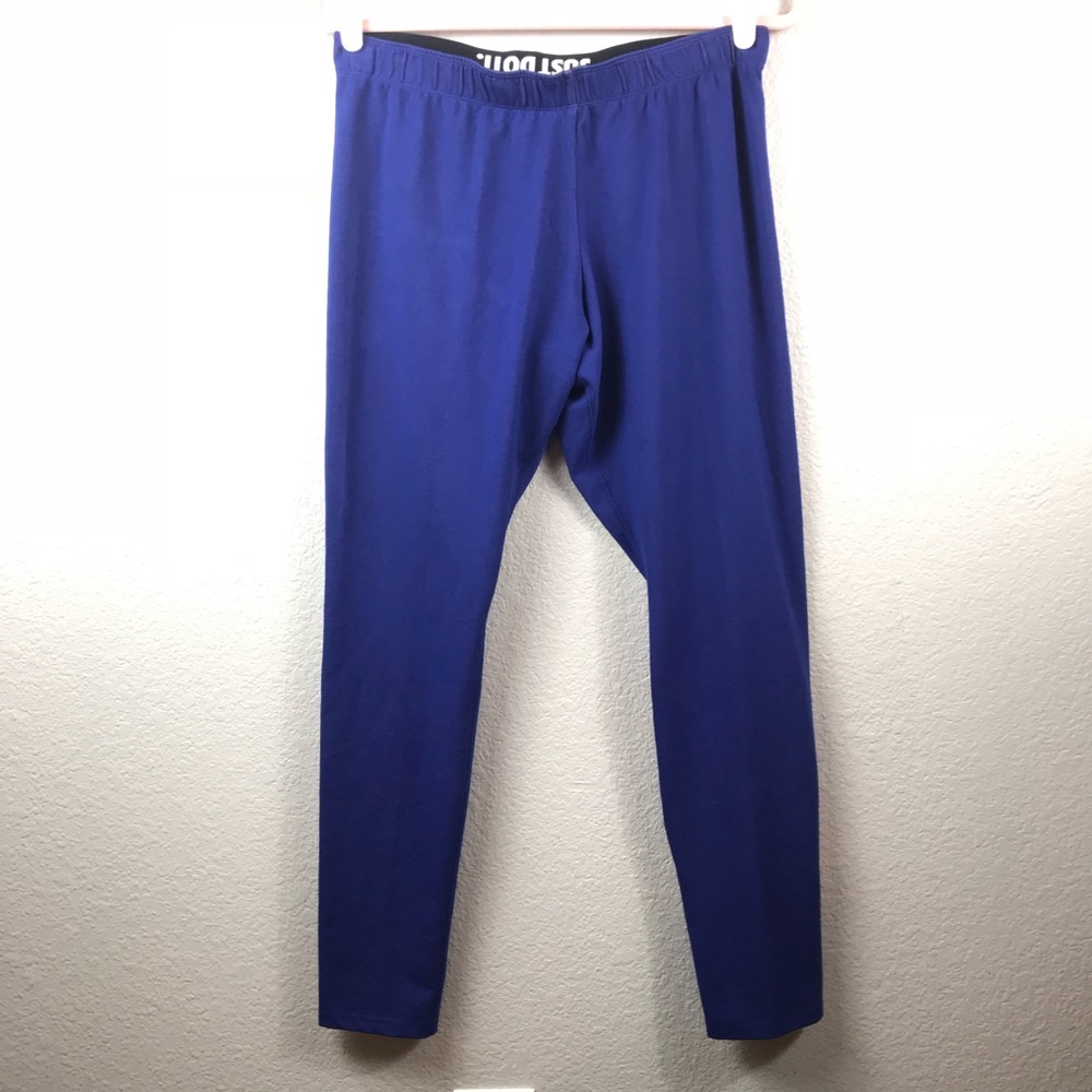Nike blue running leggings size xl